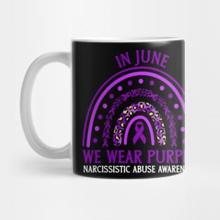 In June We Wear Purple Narcissistic Abuse Awareness Mug